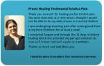 Pranic Healing Testimonial_Sciatica_healer Sargam_Chandrika