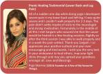 Testimonial Puja Sharma Lower Back Pain_healer&nbsp;Sargam