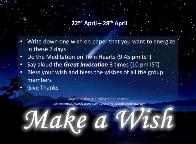 Make a Wish _7 Days SargamMishra_HealingMindBodynSoul