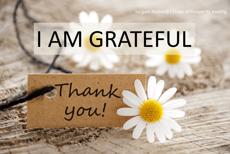 I AM GRAteful Sargam Mishra Prosperity
